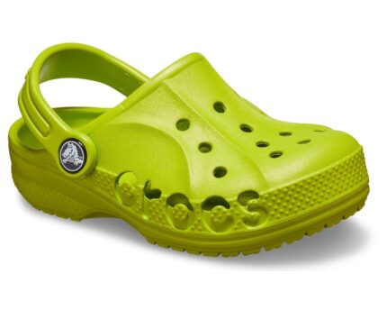 Crocs Unisex-Child Baya Clog K Green Clogs-13 Kids